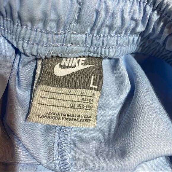NIKE GIRL'S ATHLETIC PANTS, BLUE - Picture 6 of 10